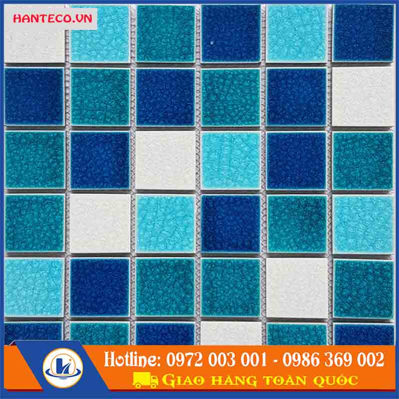 Gạch mosaic gốm men rạn HGM48-01 | A1