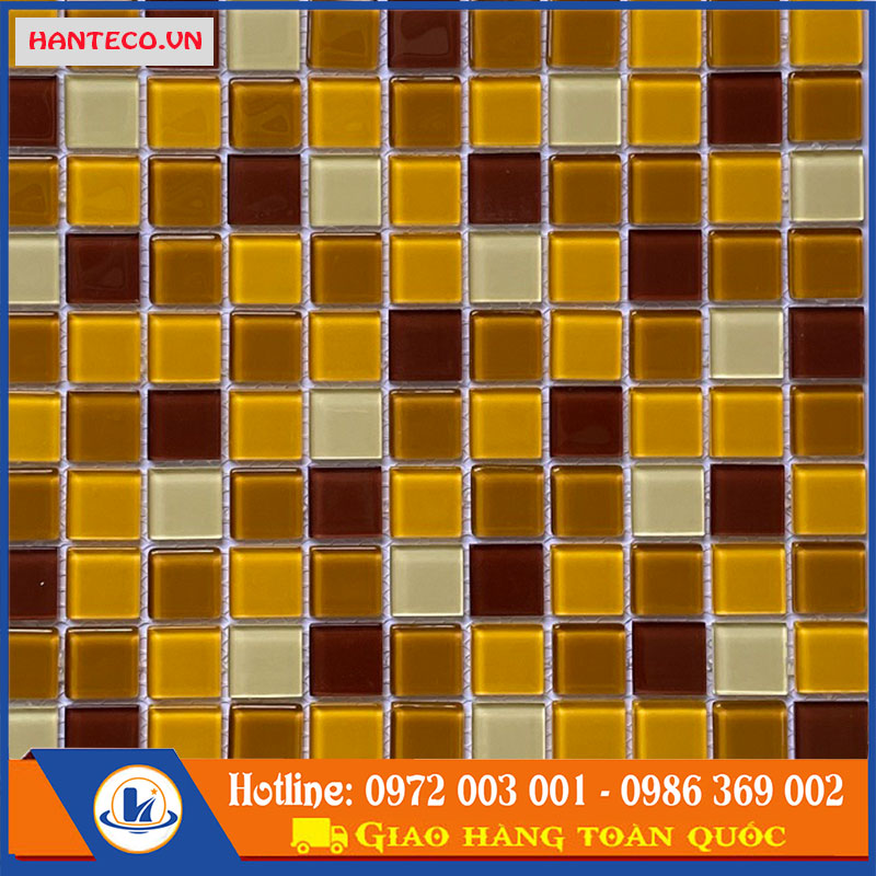 Gạch Mosaic thuỷ tinh HTC 2576 | A1