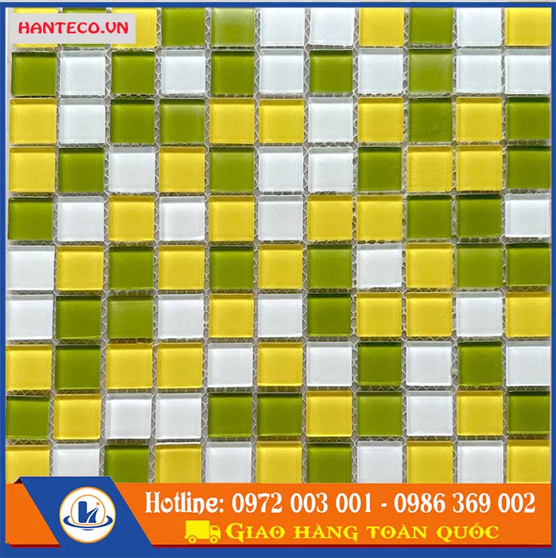 Gạch mosaic thủy tinh trộn màu MST00132 | A1