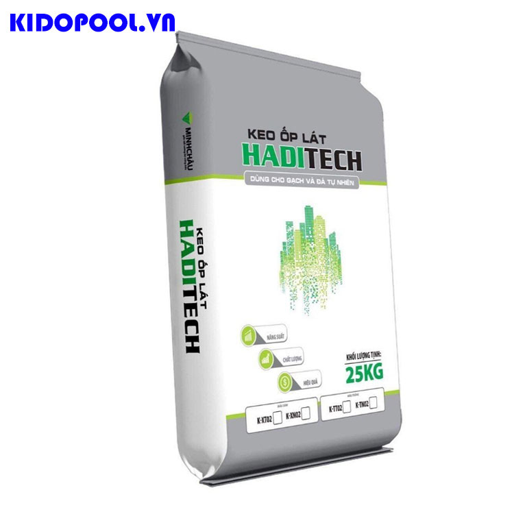 Keo dán gạch Mosaic Haditech - Keo ốp lát bể bơi