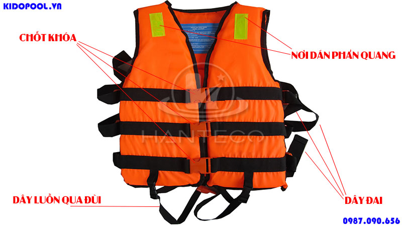 Cách mặc Áo phao cứu sinh chỉ với 3 bước & Một số lưu ý
