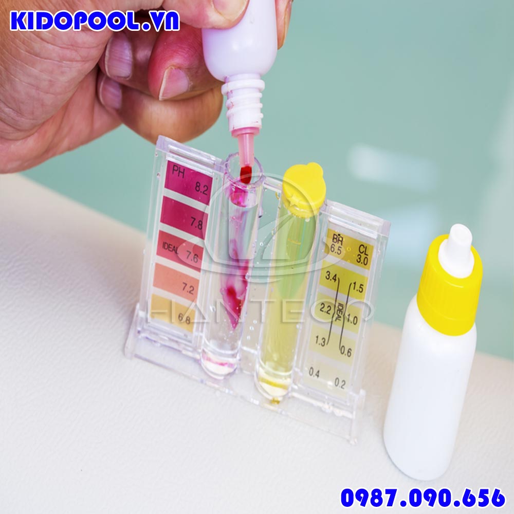 Công dụng tuyệt vời của bộ test nước hồ bơi Midas