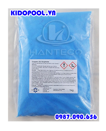 Đồng Sunfat gói 1kg với độ tinh khiết 24.5% có giá bao nhiêu?