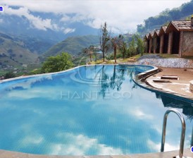 Bàn giao dự án Bể bơi tại khách sạn Laxsik Ecolodge, Sapa