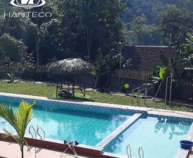 Hoàn thiện dự án bể bơi tại Bản Né Homestay - Tuyên Quang